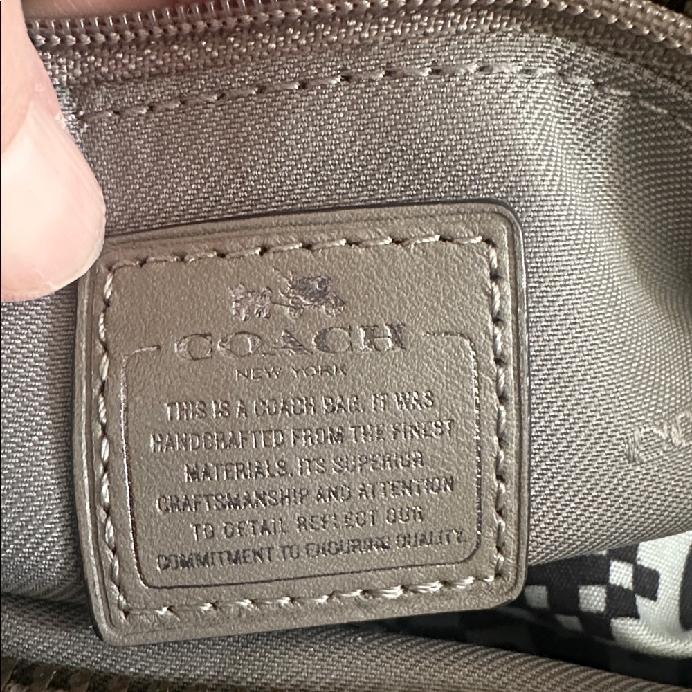 Coach Patchwork Swagger 27 Satchel / Crossbody Euc - image 2